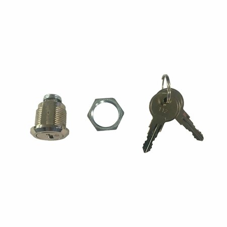 GLOBAL INDUSTRIAL Replacement Key Lock set with Keys for Workbench Cabinets #112 RP9032